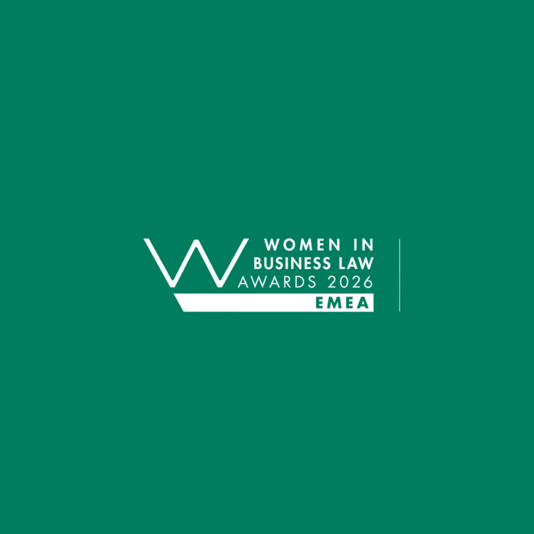 Алена Омельченко – юрист года в сфере международной торговли по версии Women in Business Law Awards EMEA 2026 - background image
